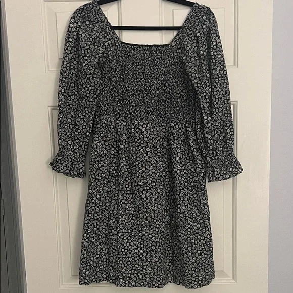 Madewell | Dresses | Madewell Lucie Elbowsleeve Smocked Mini Dress |  Poshmark